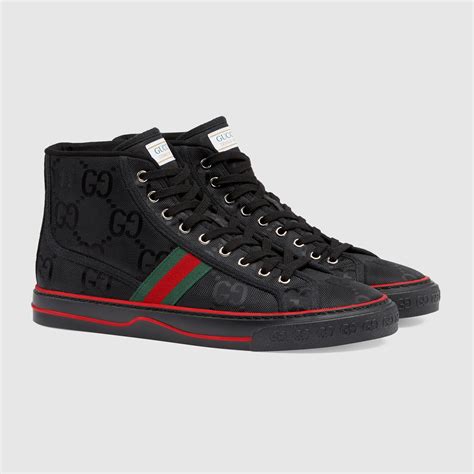 gucci off the grid high top black gg|Gucci off the grid shoes.